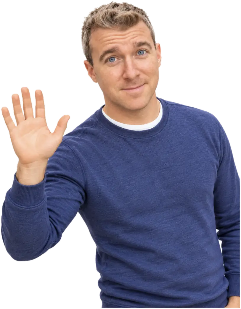 Dlaney waving