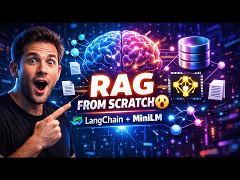 Build a RAG System from Scratch 🔥 LangChain + MiniLM Explained (Beginner Friendly)