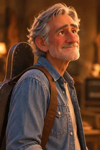 Old Ray, a kind older musician